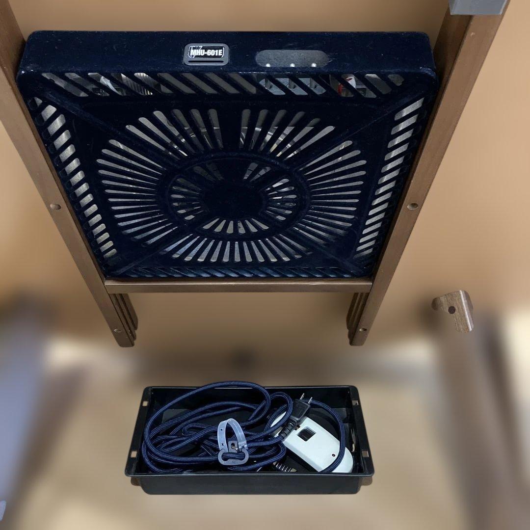 家具調こたつ　円形　105サイズ　ブラウン