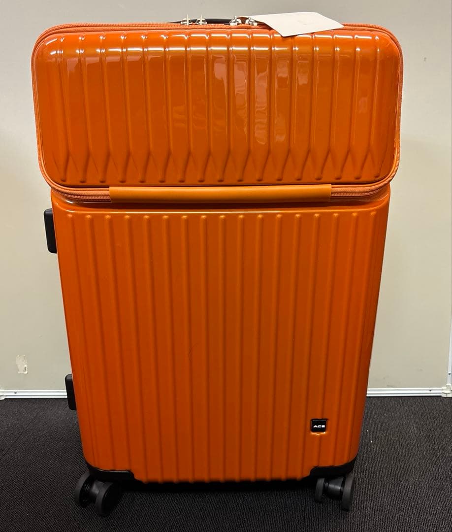 ACE　スーツケース　タッシェ M 59L　フロントポケット 静音キャスター