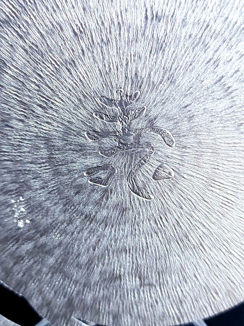 尚美堂製 小林美春　純銀 梅形 壽銀皿 銘々皿 5枚　共箱　計249.98ｇ