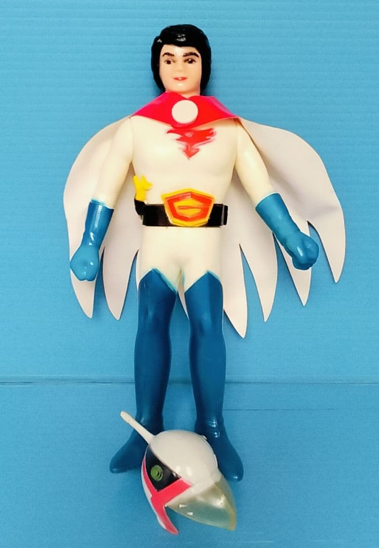 《ガッチャマンⅡ》超レア【大鷲の健】未使用 ポピー ソフビ タグ袋破れ