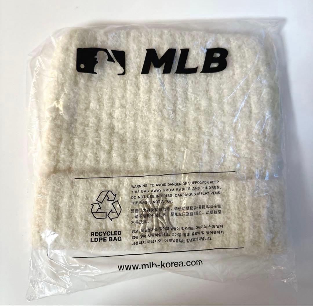 1点のみ☆カリナpick☆完売品☆MLB 猫耳 ミャオン ビーニー 白 TWS