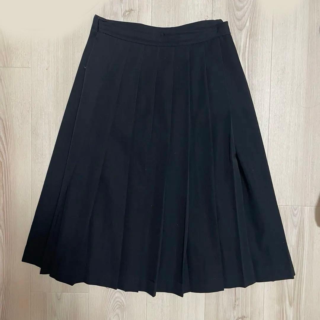 80s comme des garcons 巻き プリーツスカート ウールギャバ