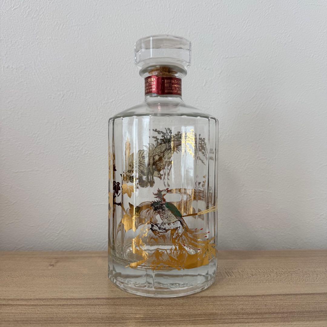 響17年 意匠ボトル 鳳凰 空瓶×1本 山崎 18年 空瓶×3本