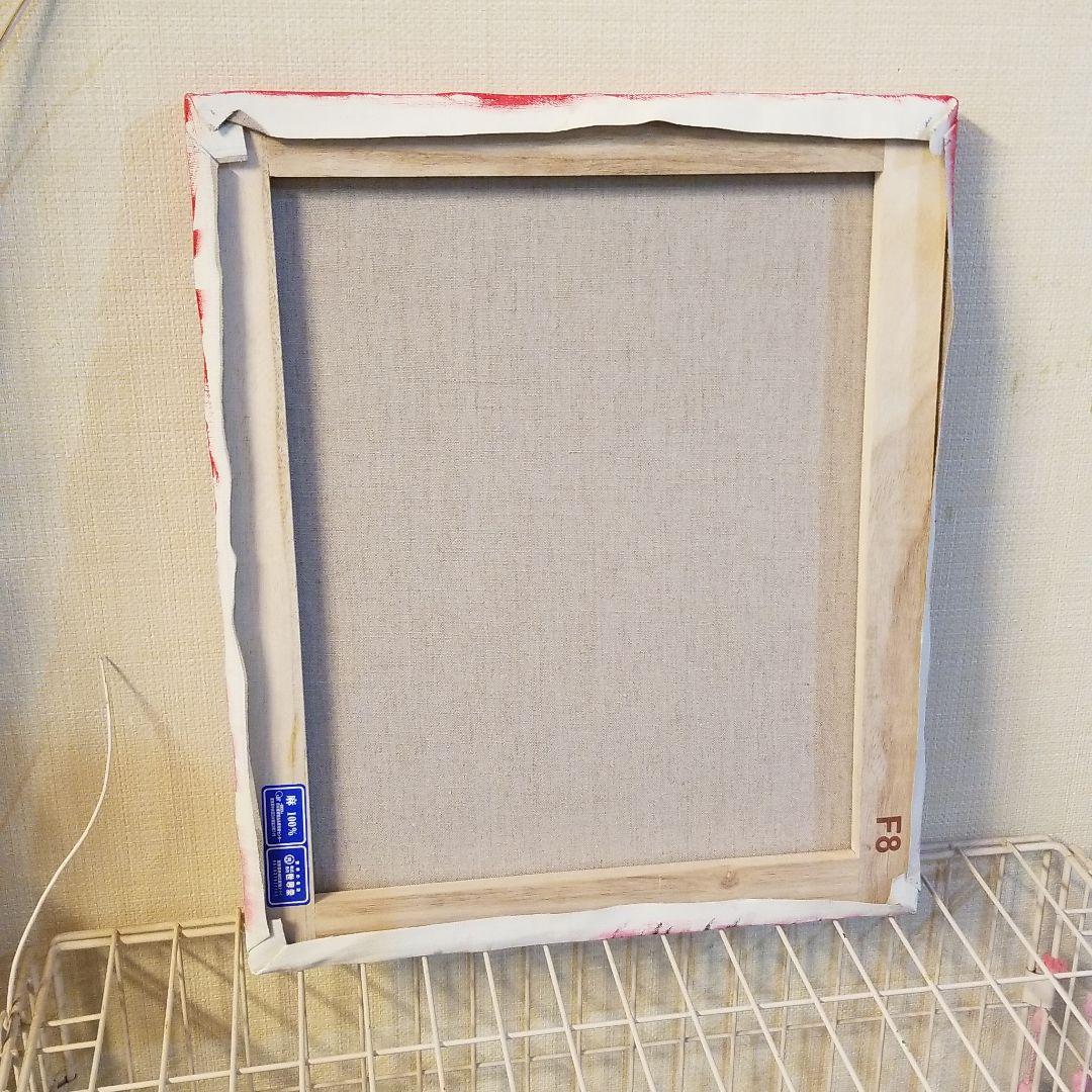 油絵　ロンロンロン　　コンポジション*鳥