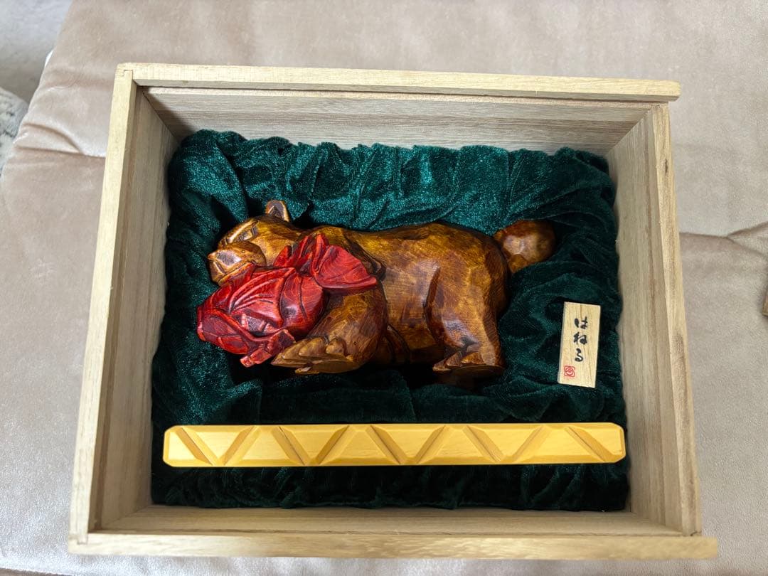 ポケモン 木彫り リングマ コイキング