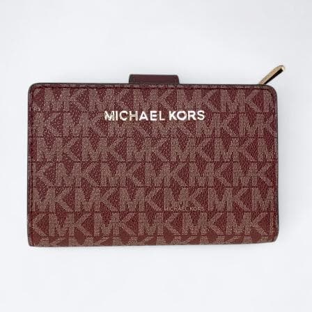 MICHAEL KORS マイケルコース 二つ折り財布 バーガンディ 美品