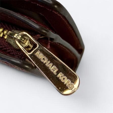 MICHAEL KORS マイケルコース 二つ折り財布 バーガンディ 美品