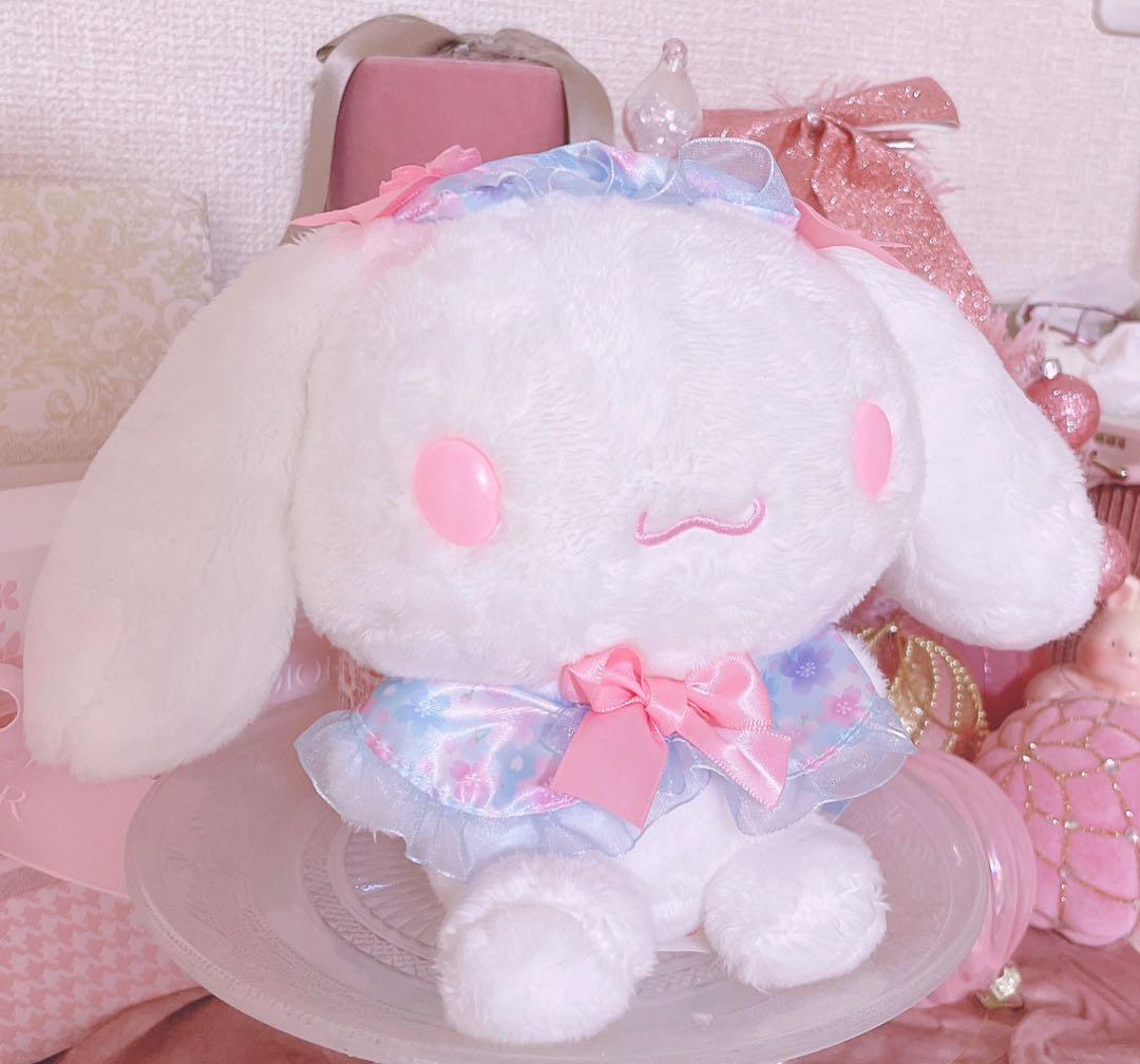 激レア♡希少♡サンリオ♡シナモロール♡ぬいぐるみ♡LIZLISA♡リボン♡ピンク