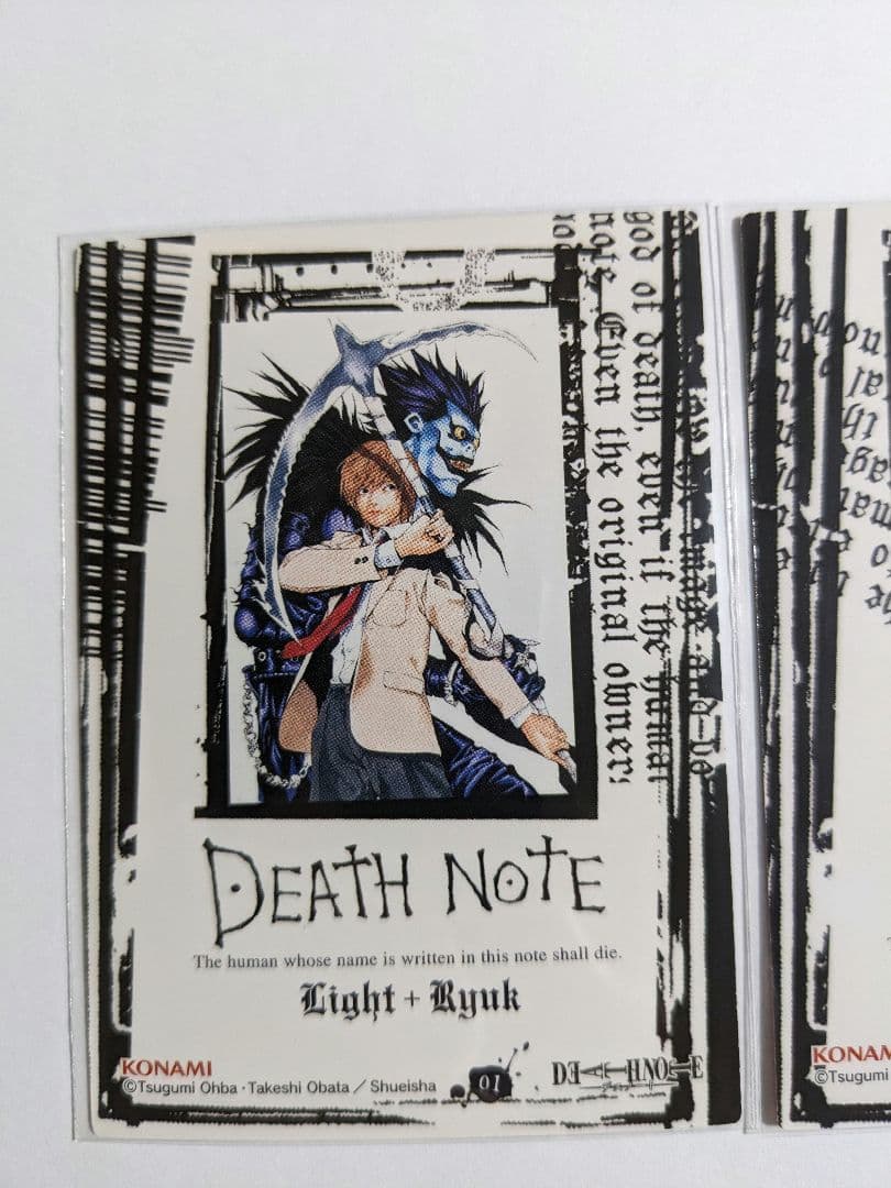 デスノート　トレーディングカード　スペシャル　2枚