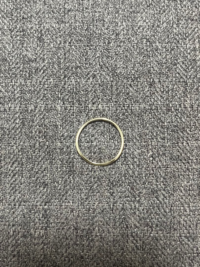 ete K10YG レイヤードウェーブリング