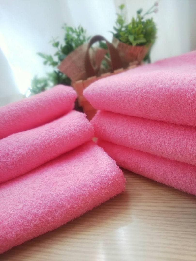 泉州タオル 高級綿糸ピンクフェイスタオルセット30枚入 タオル新品 まとめ売り