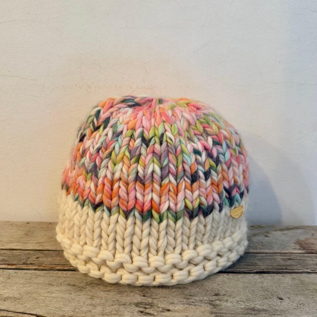 CA4LA 今期マルチカラーニットビーニー