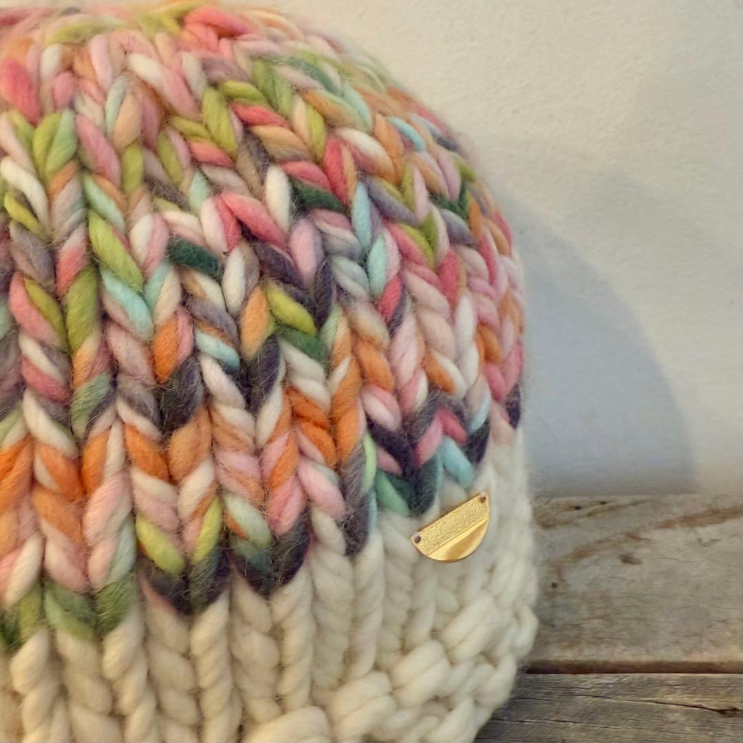 CA4LA 今期マルチカラーニットビーニー