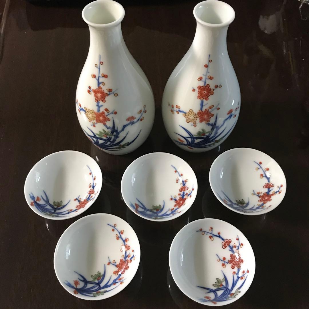 今泉今右衛門 酒器 一揃 徳利 盃 今右衛門窯 箱なし