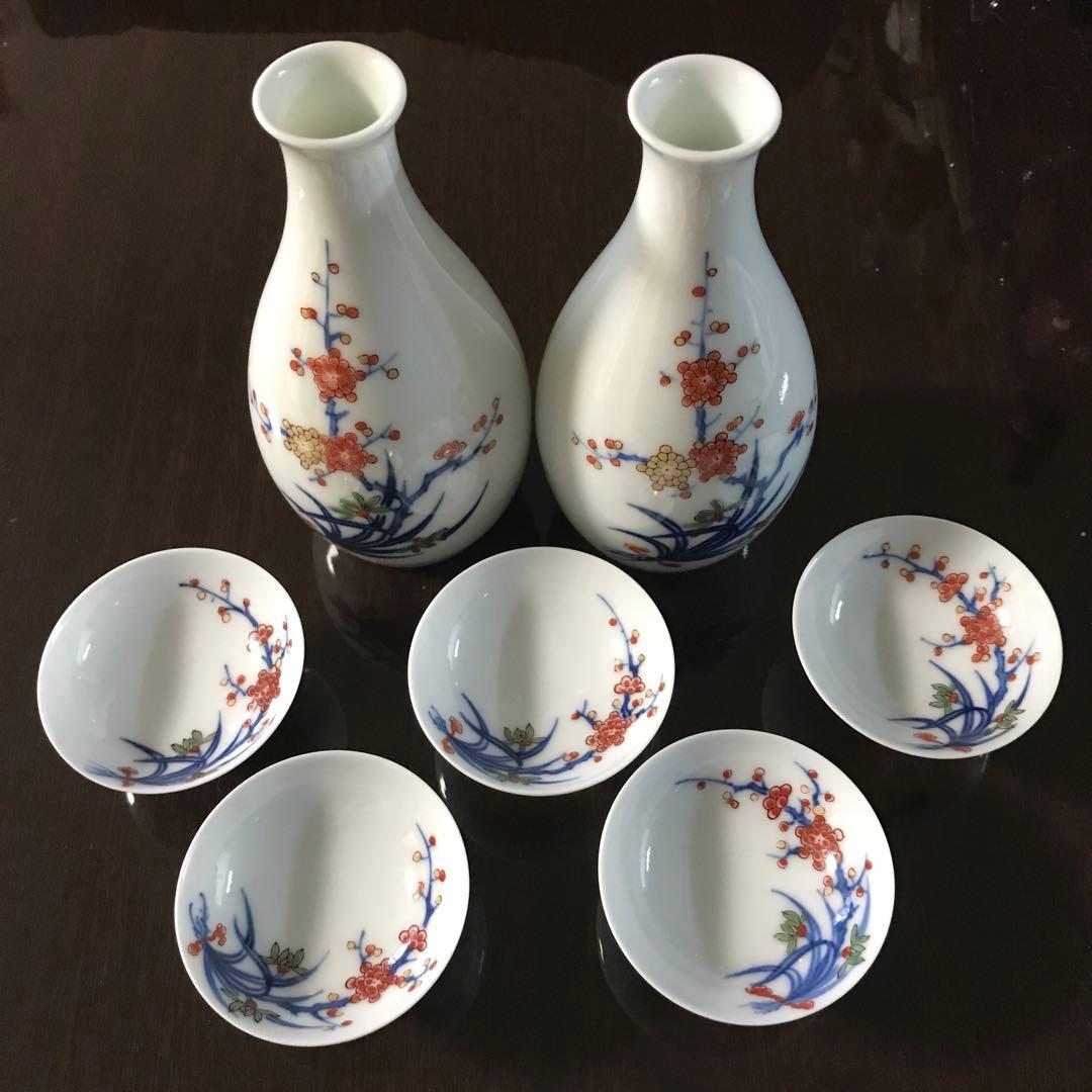 今泉今右衛門 酒器 一揃 徳利 盃 今右衛門窯 箱なし