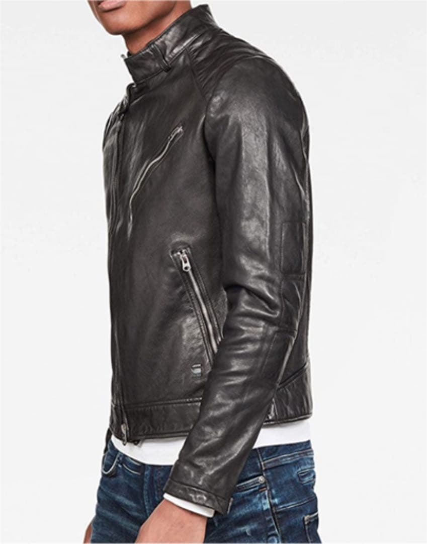 G-Star RAW レザーライダースジャケット
