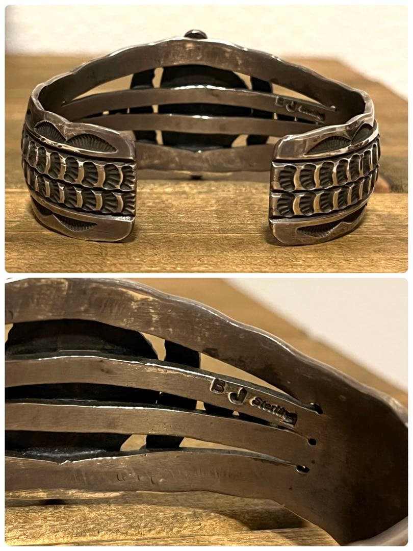 きれいなターコイズのバングル　インディアンジュエリー　navajo ナバホ