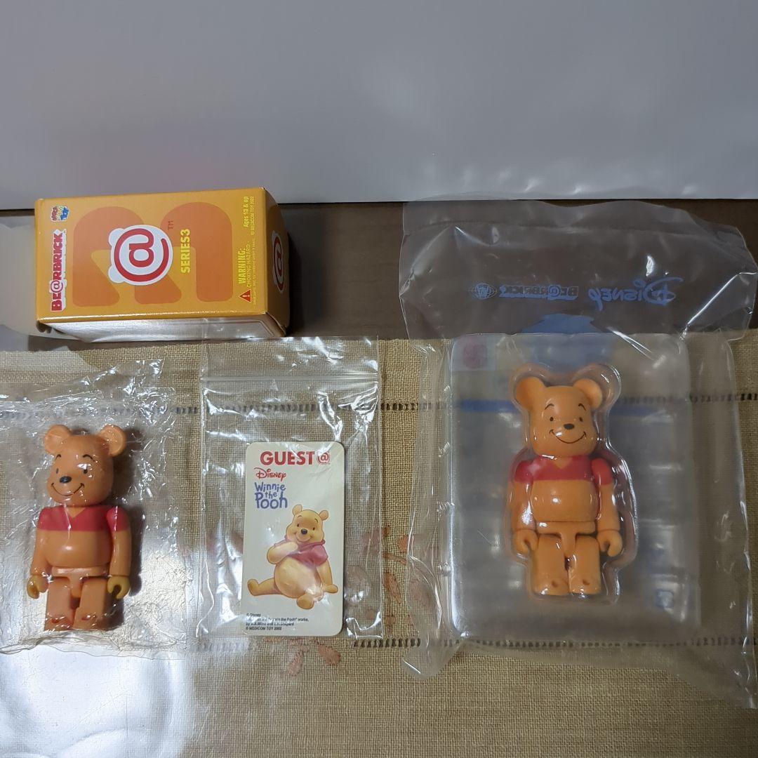 内袋未開封！ベアブリックシリーズ3 プーさん＆フロッキープーさん　2セット