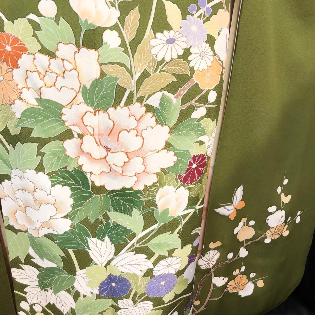 振袖フルセット■千總■落款入り■最高峰京友禅■名門河合美術織物■振袖一式