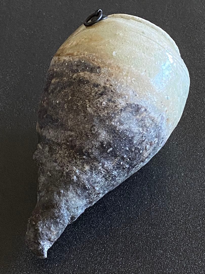 信楽焼　掛花入　井村侊生　　#3411