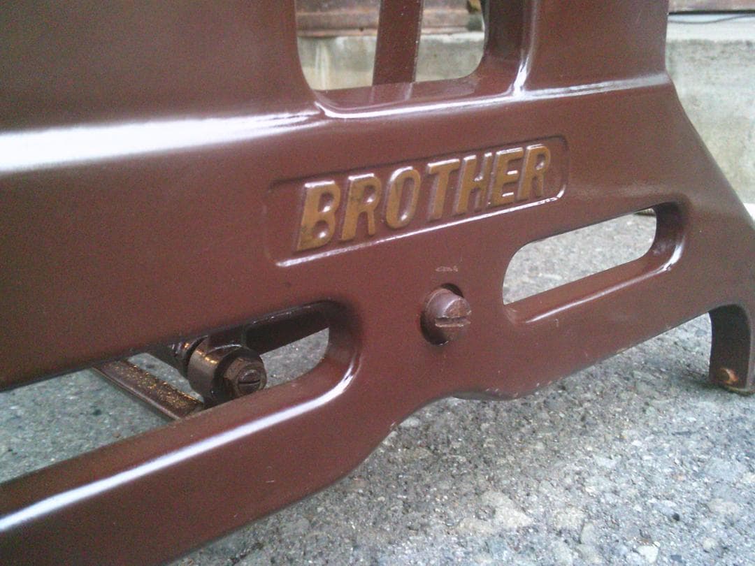 BROTHER ヴィンテージ テーブル脚 ダークブラウン