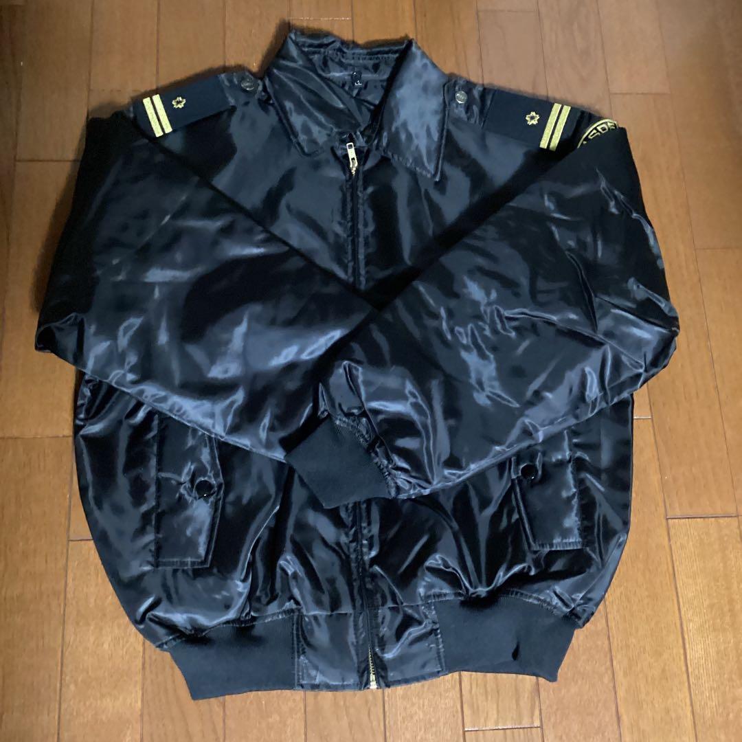 アルパナ　MSDFロゴ付きブラックジャケット　新品　肩章なし　LLサイズ