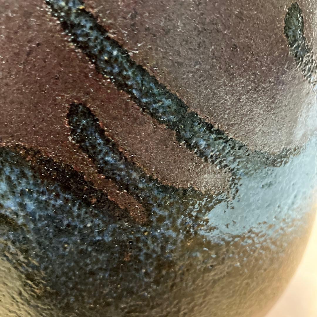 釉薬が美しい花器、美品