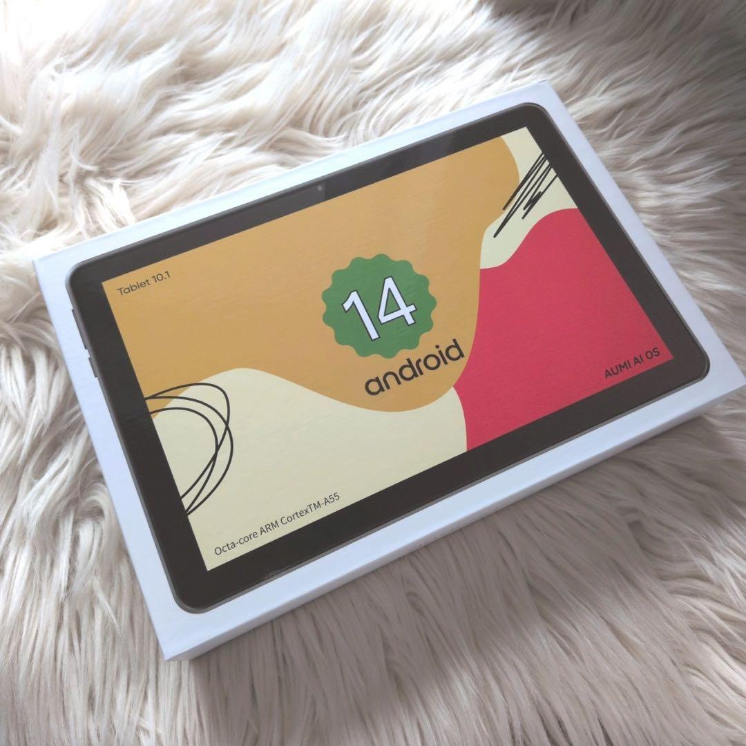 Android14 タブレット 10インチ WiFi 6 BT5.3対応 8コア