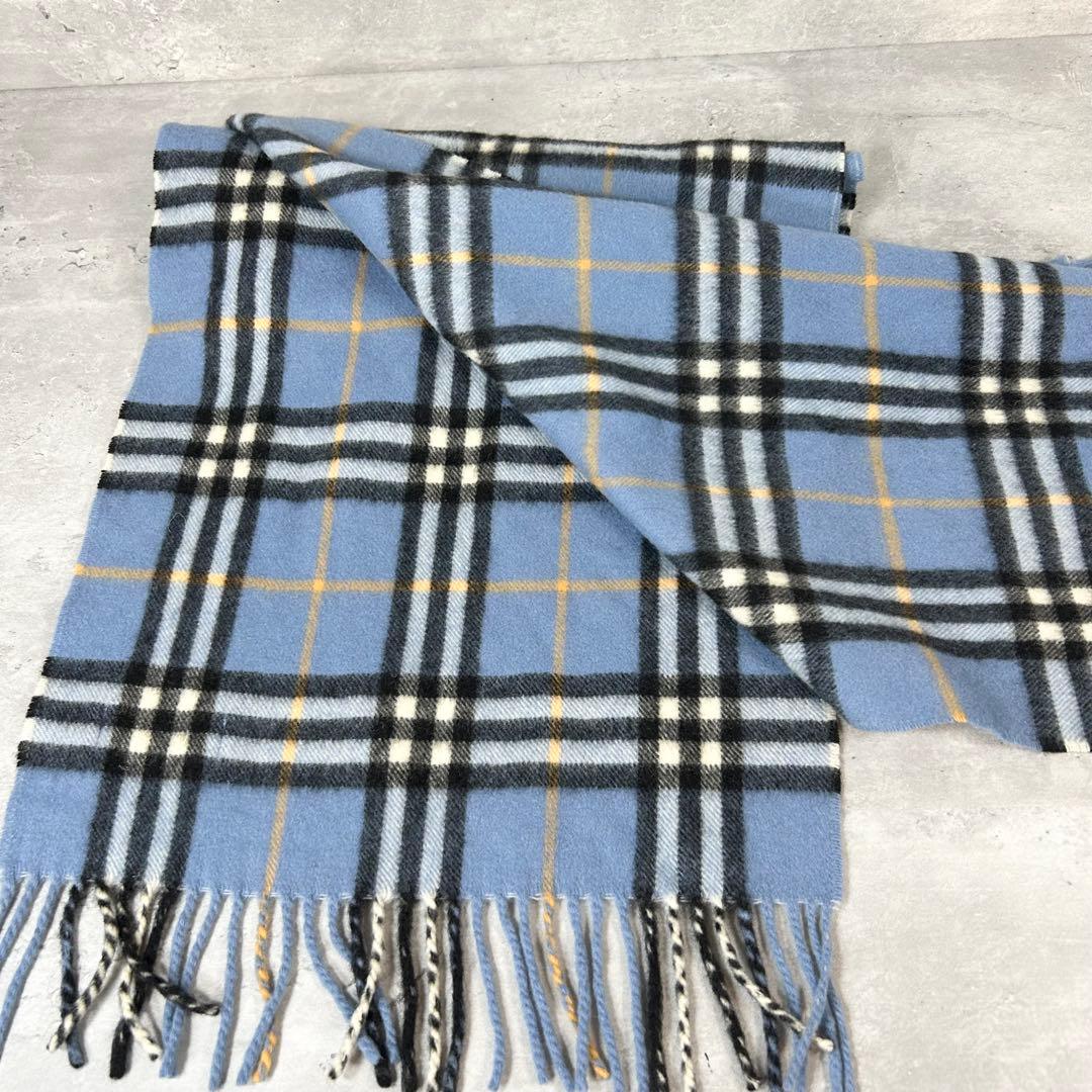 美品　BURBERRY LONDON カシミヤ100% ノバチェック マフラー