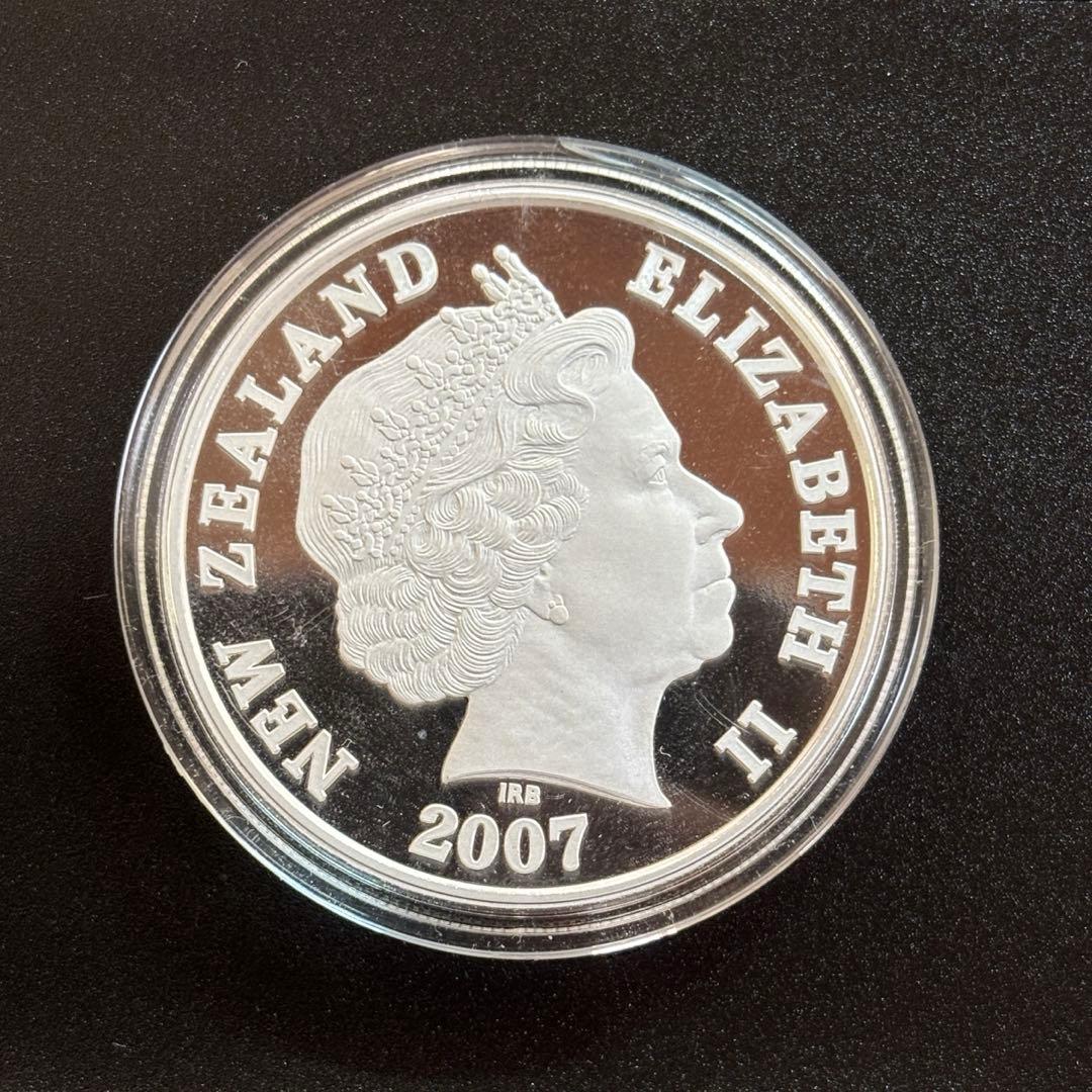 2007年　純銀　銀貨 1オンス　ニュージーランド　アオラキ　マウントクック