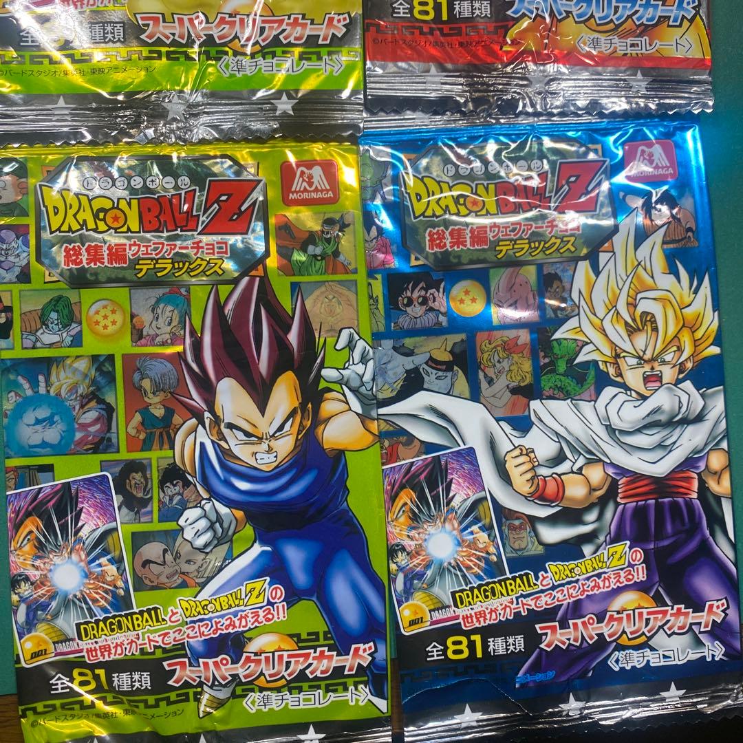 ドラゴンボールウエハース　総集編　森永　空袋全4種セット　2004年