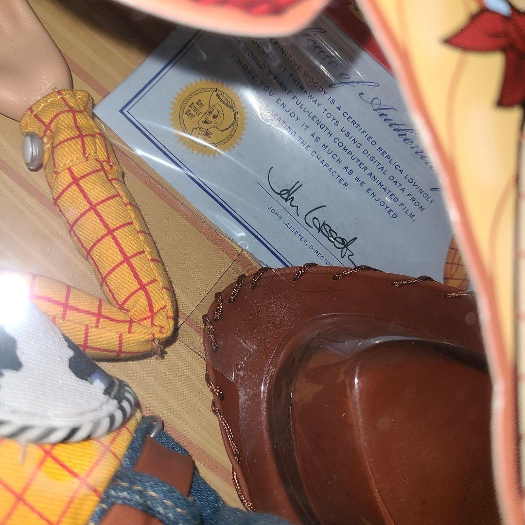 トイストーリー ウッディー 等身大トーキングフィギュア ディズニー 英語版 限定