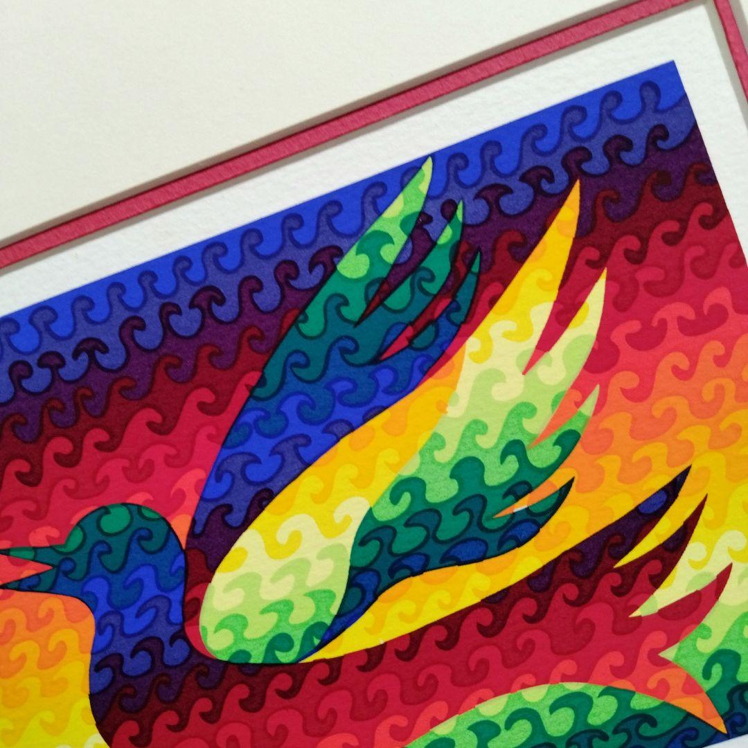 ☆ 靉嘔 シルクスクリーン 版画