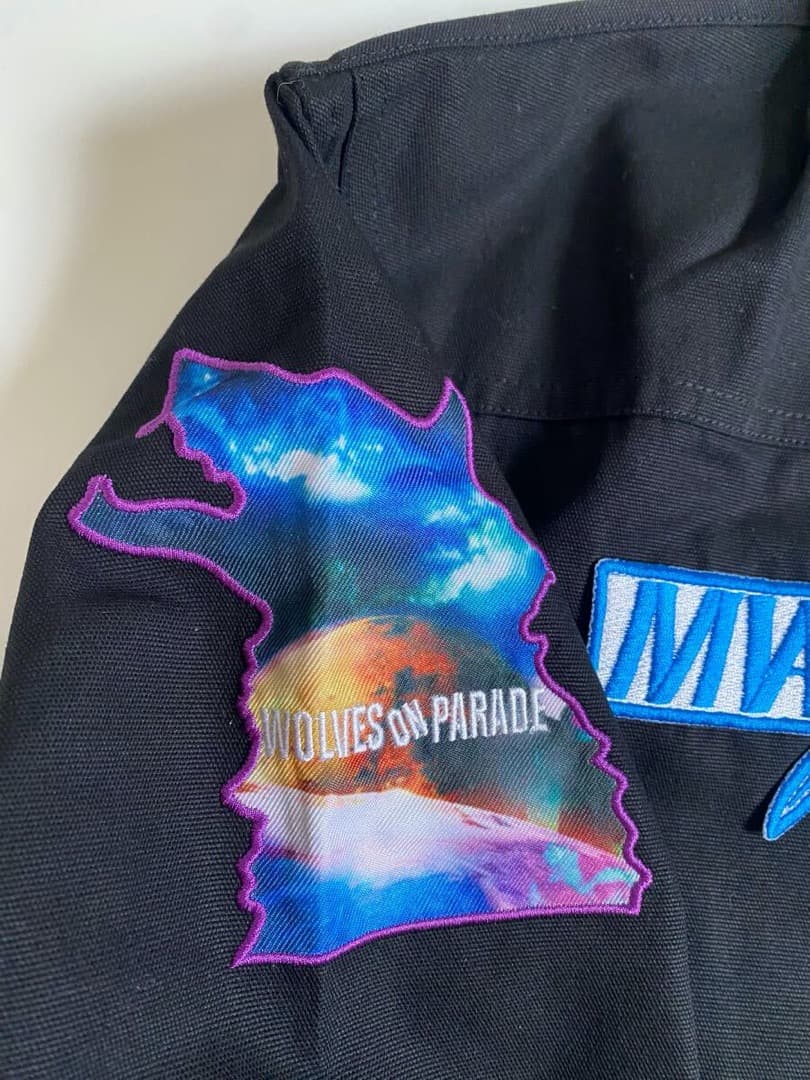 新品 2024 マンウィズ　戦闘服　黒 ジャケット L　マンウィズアミッション