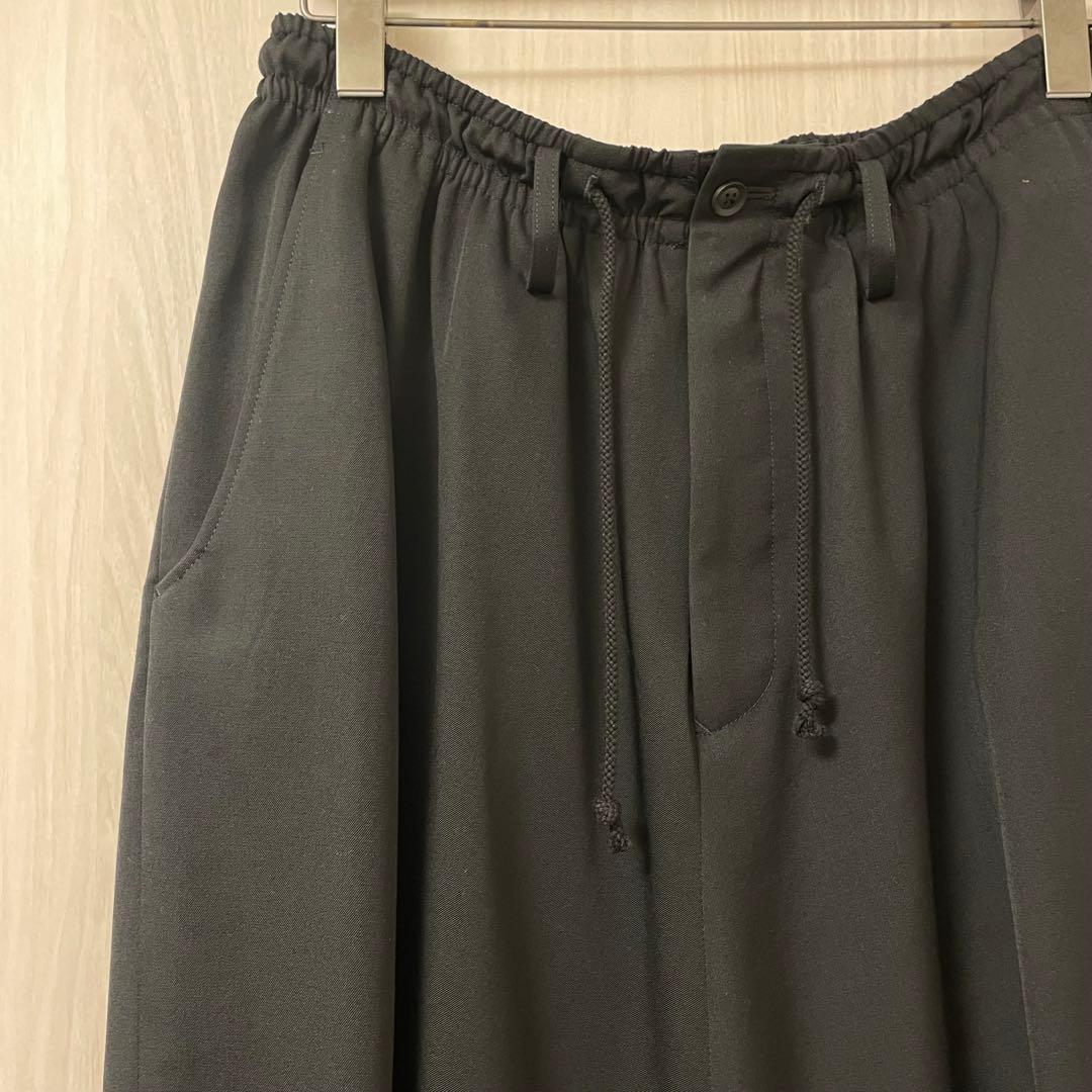 ヨウジヤマモト オム ウールギャバジン テーパード サルエルパンツ yohji