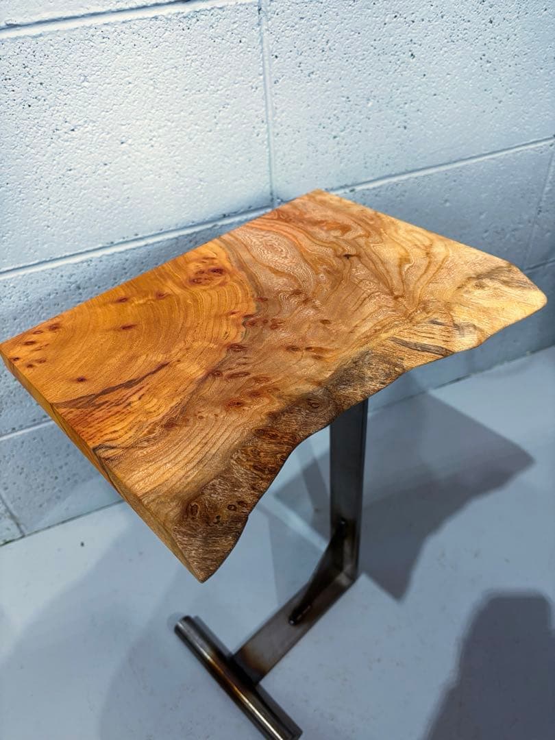 欅材サイドテーブル　コーヒーテーブル　ナイトテーブル　観葉植物置き台