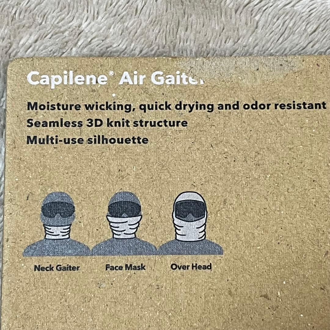 試着のみ　patagonia キャプリーンエア ネックウォーマー　ゲイター