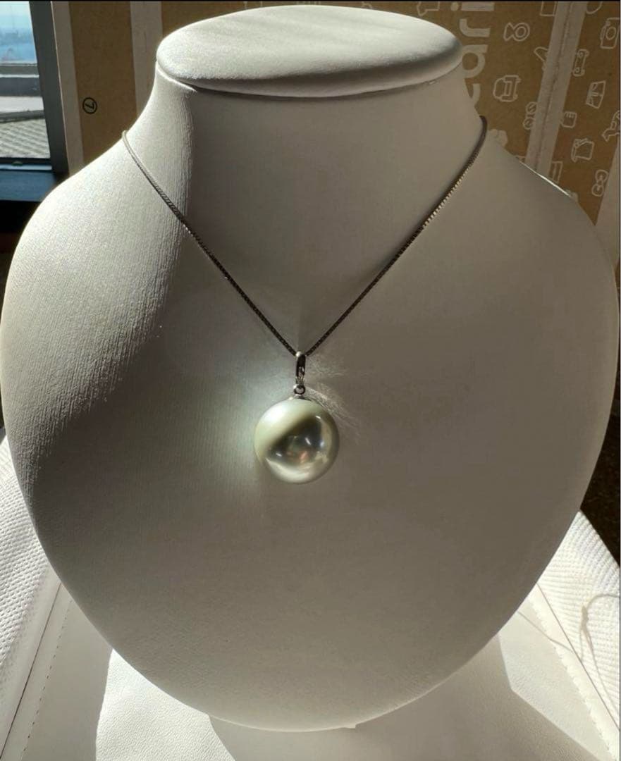 icachan様用！！【至高の特大☆】南洋白蝶真珠　pt850 パール　トップ