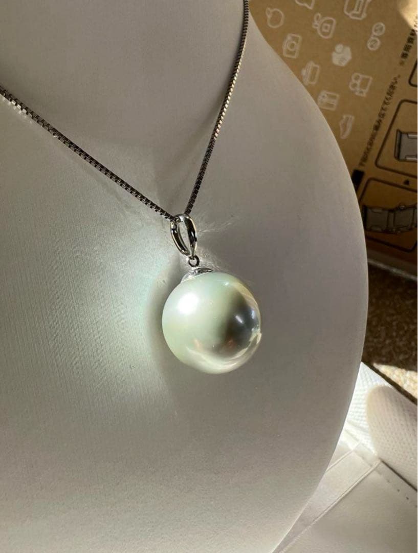 icachan様用！！【至高の特大☆】南洋白蝶真珠　pt850 パール　トップ