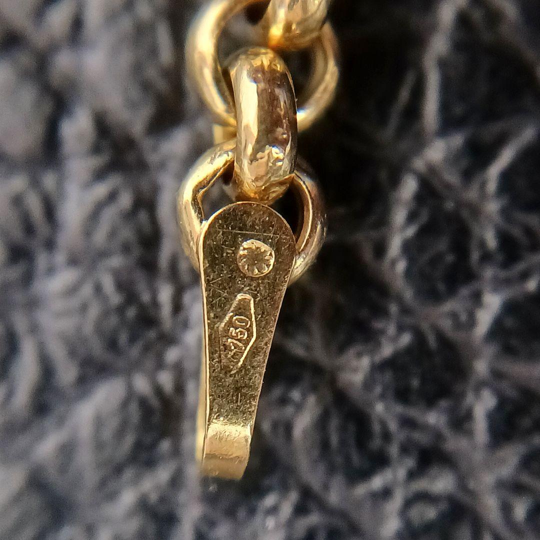 (C121001) K18 YG UNOAERRE ブレスレット ロロチェーン