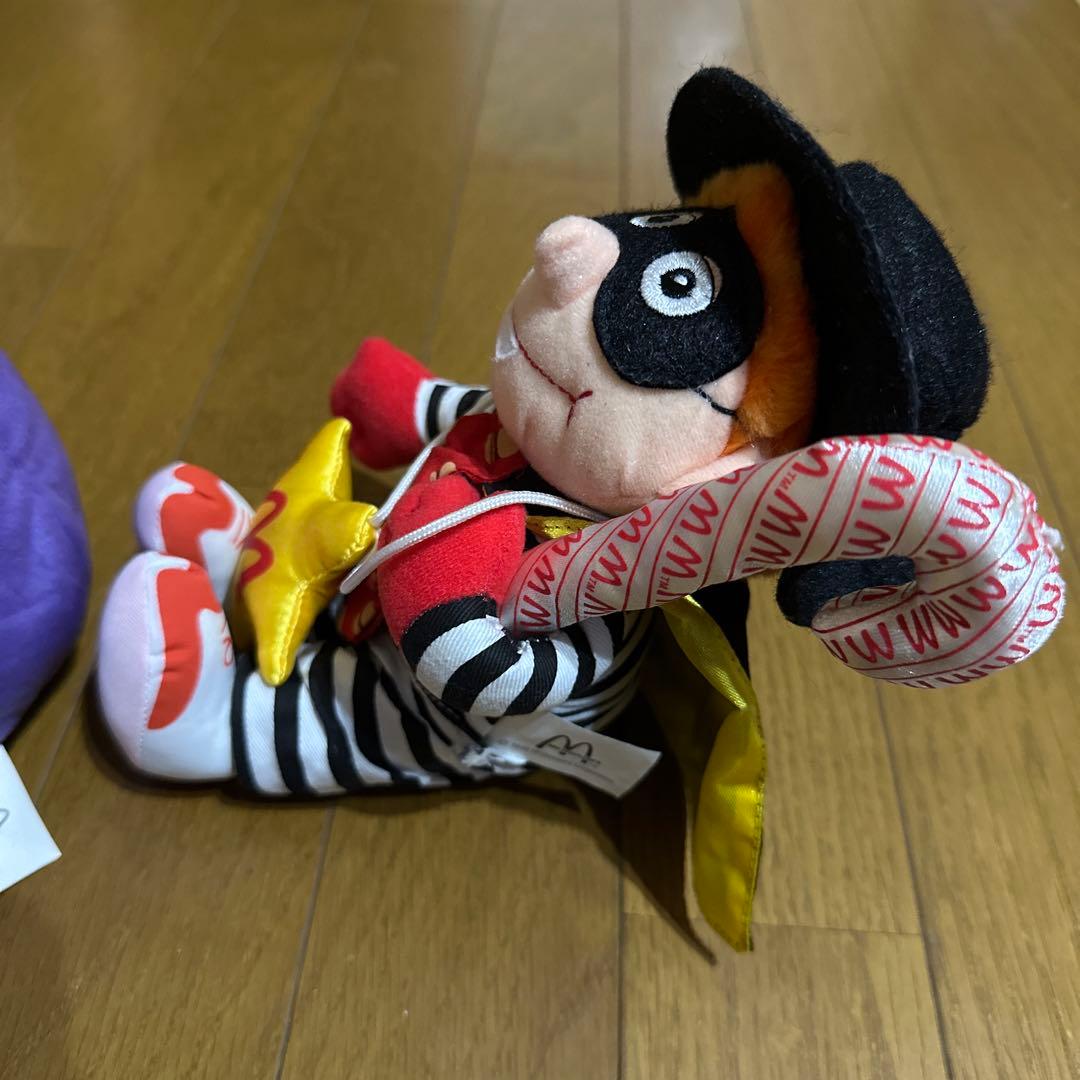 【希少】1999年　マクドナルド　グリマス＆ハンバーグラー　ぬいぐるみ