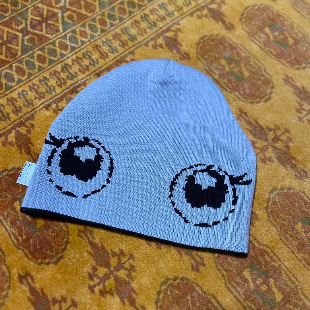 venicew ニットビーニー　リバーシブル　目