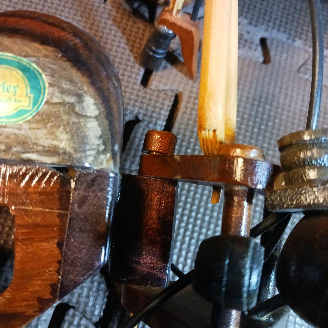 カッコいい！木製オートバイ セット　ジャンク扱い