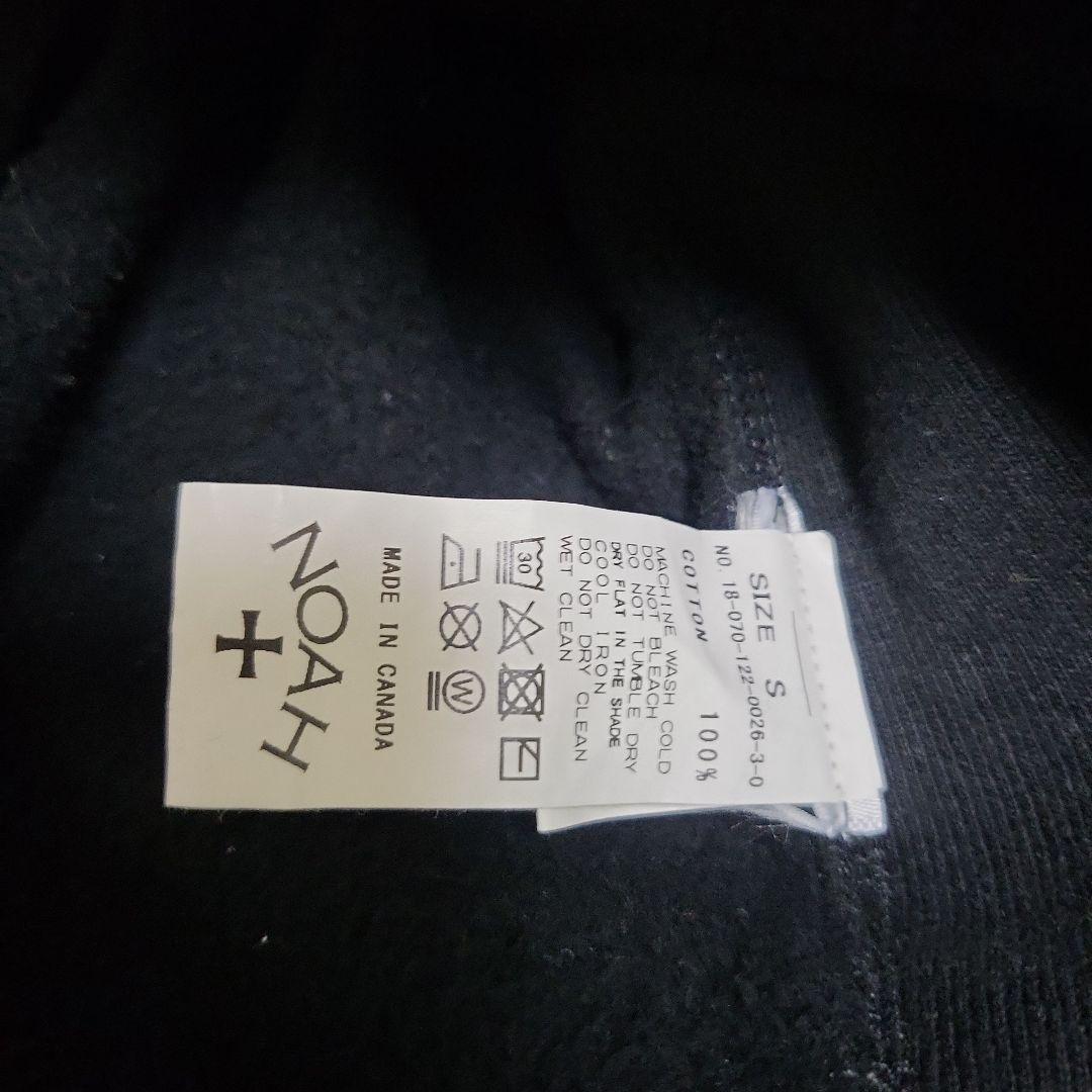 NOAH フード付きパーカー　ブラック　Sサイズ