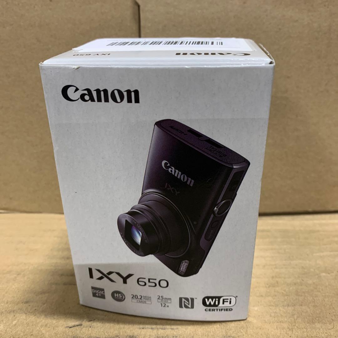 新品　Canon コンパクトデジタルカメラ IXY 650 シルバー 光学12倍