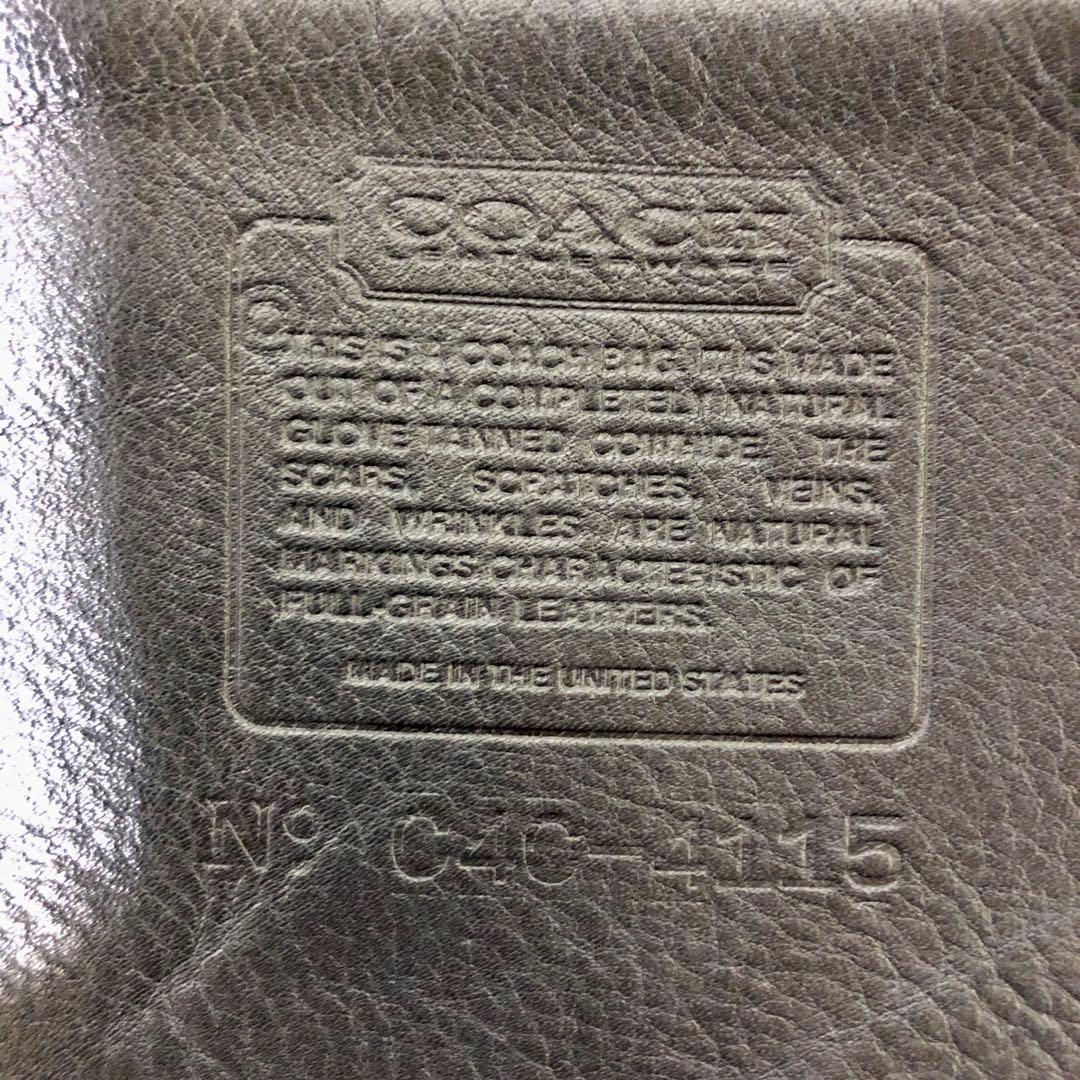 ✨極美品✨オールドコーチ　ショルダーバッグ　レザー　斜め掛け　USA製　4115