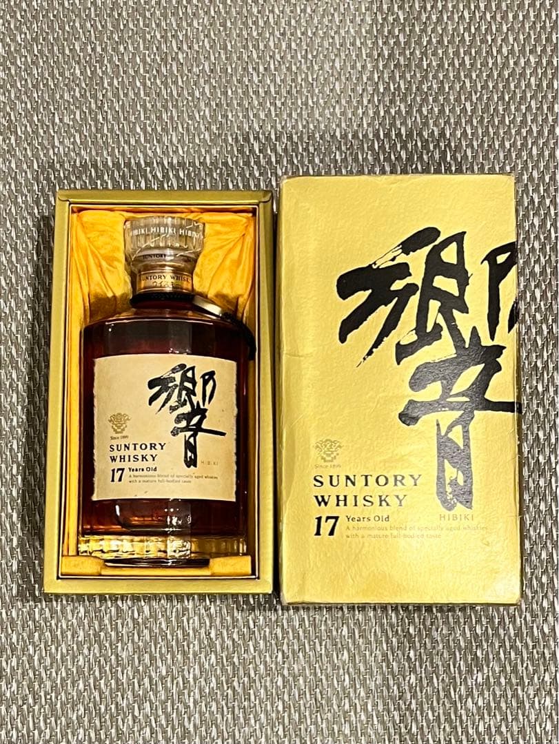 サントリー ウイスキー 響17年 裏ゴールド 旧ラベルギフトボックス入り