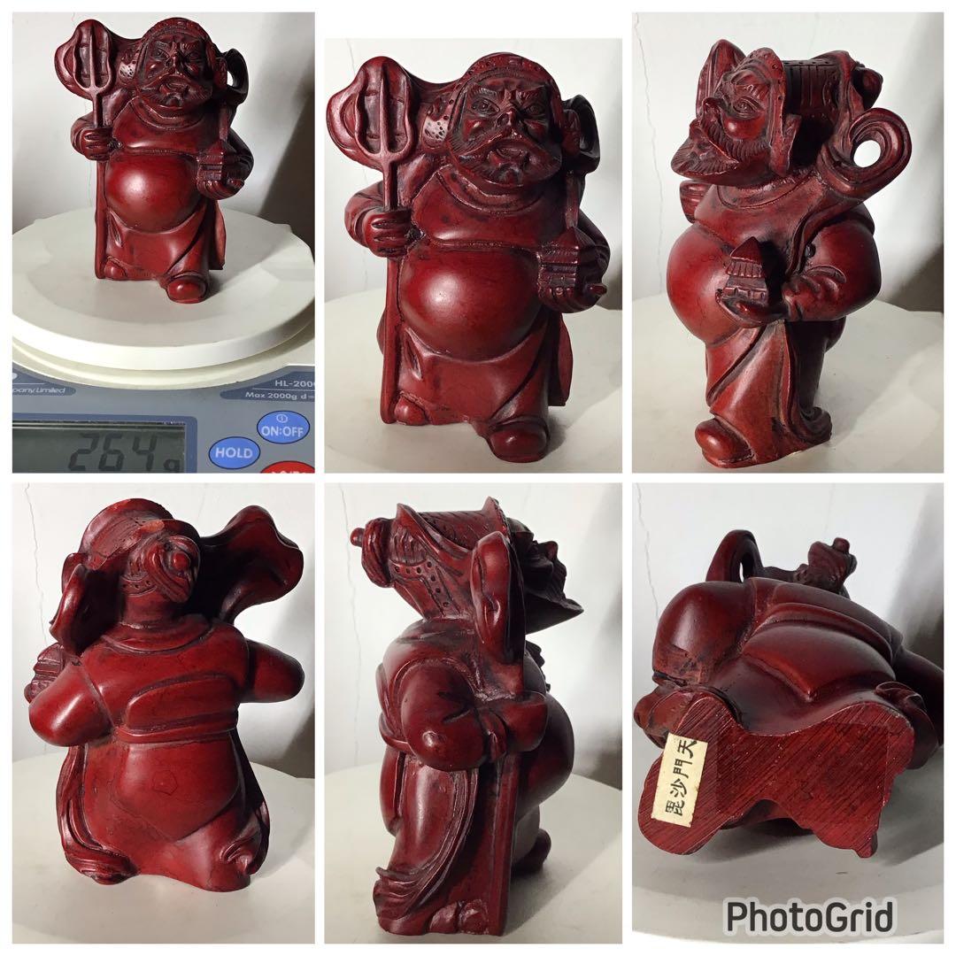 縁起物 彫刻 工芸品置物 七福神 国際交流 外交視察団代表〜贈与品 開運 風水