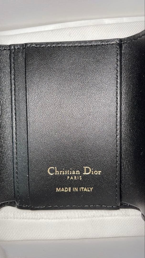 Dior Caro Veronia ウォレット カナージュ カーフスキン