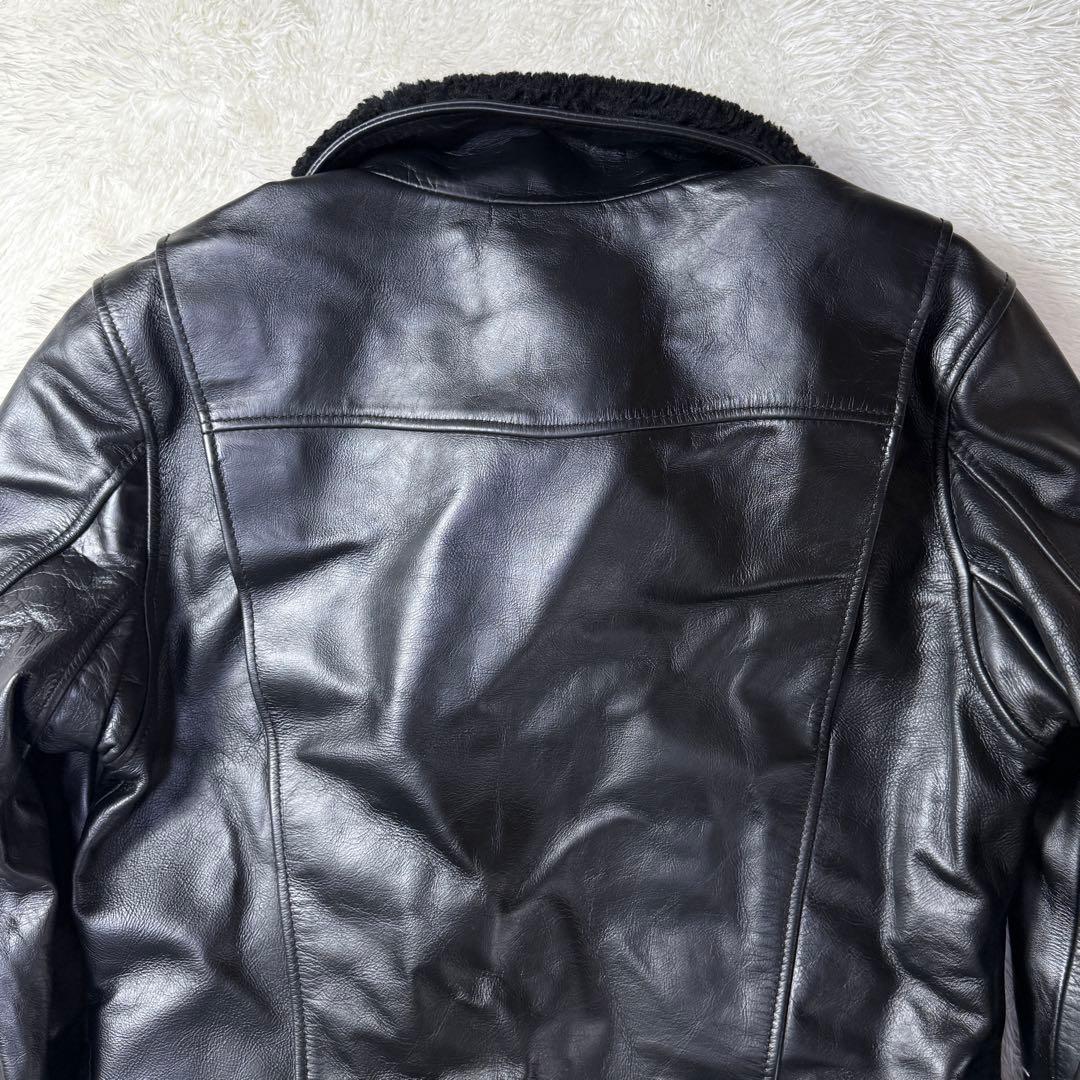 極美⭐️Liugoo Leathers ブラックレザー ライダースジャケット G1